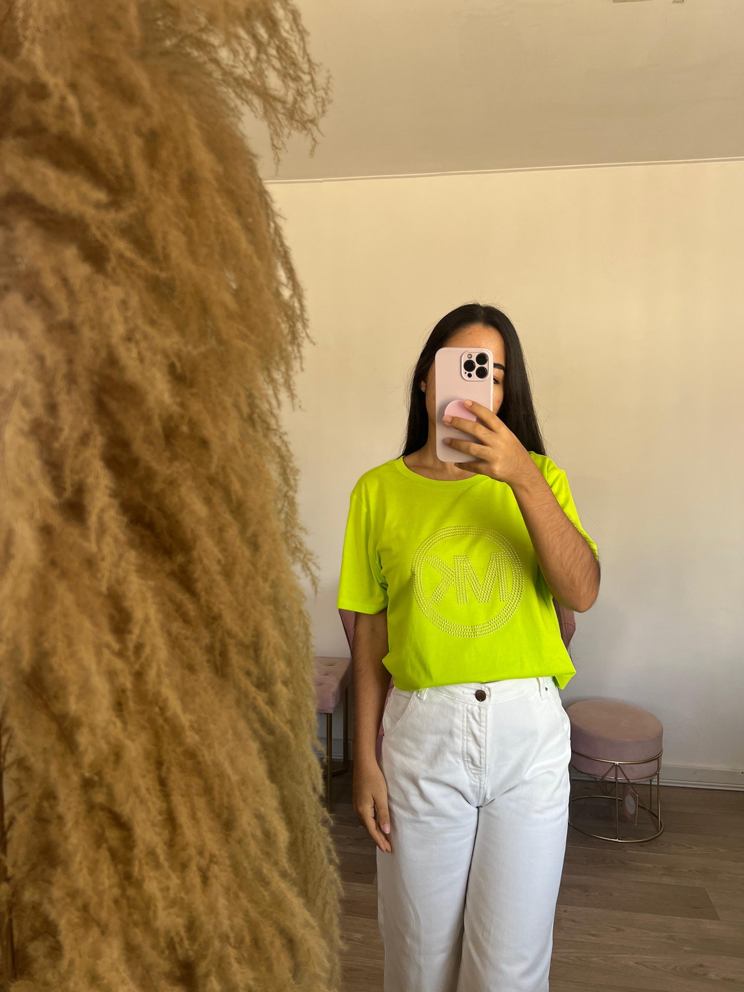 MICHAEL KORS GREEN T-SHIRT
