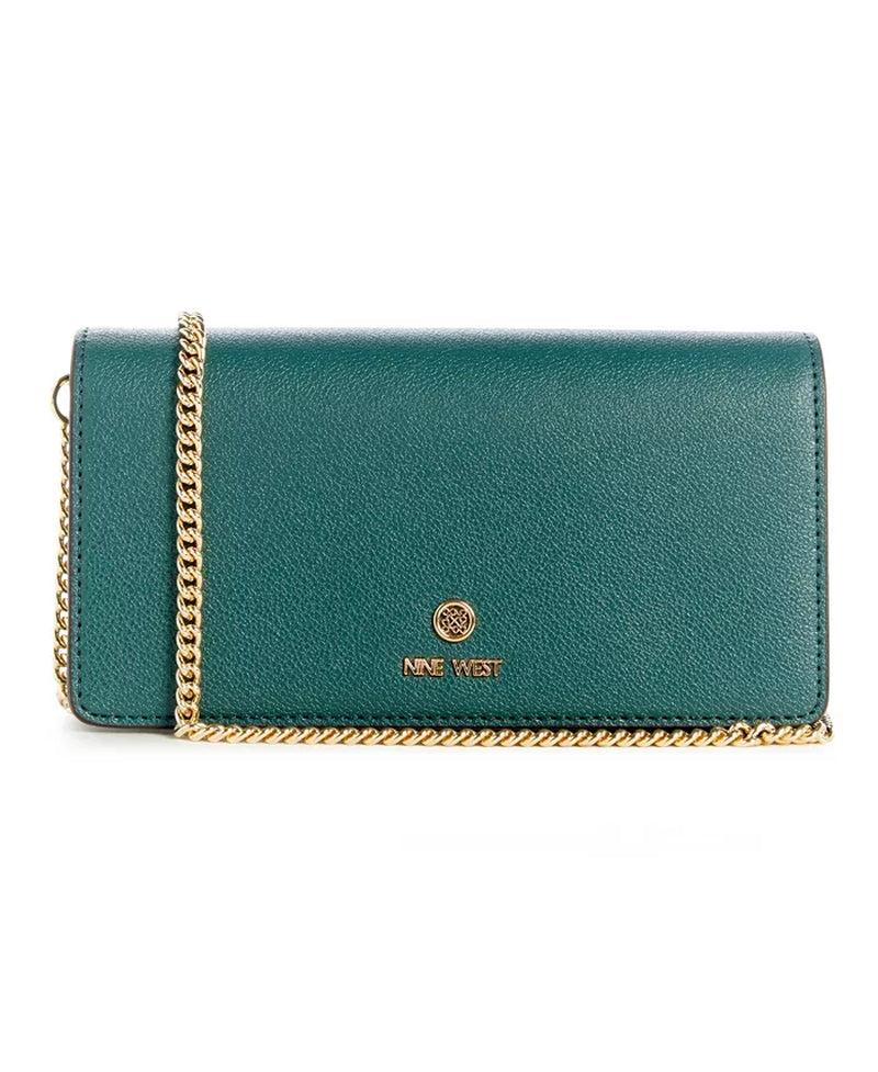 Nine West Women’s Lockup 9 Phone Chain Crossbody Wallet