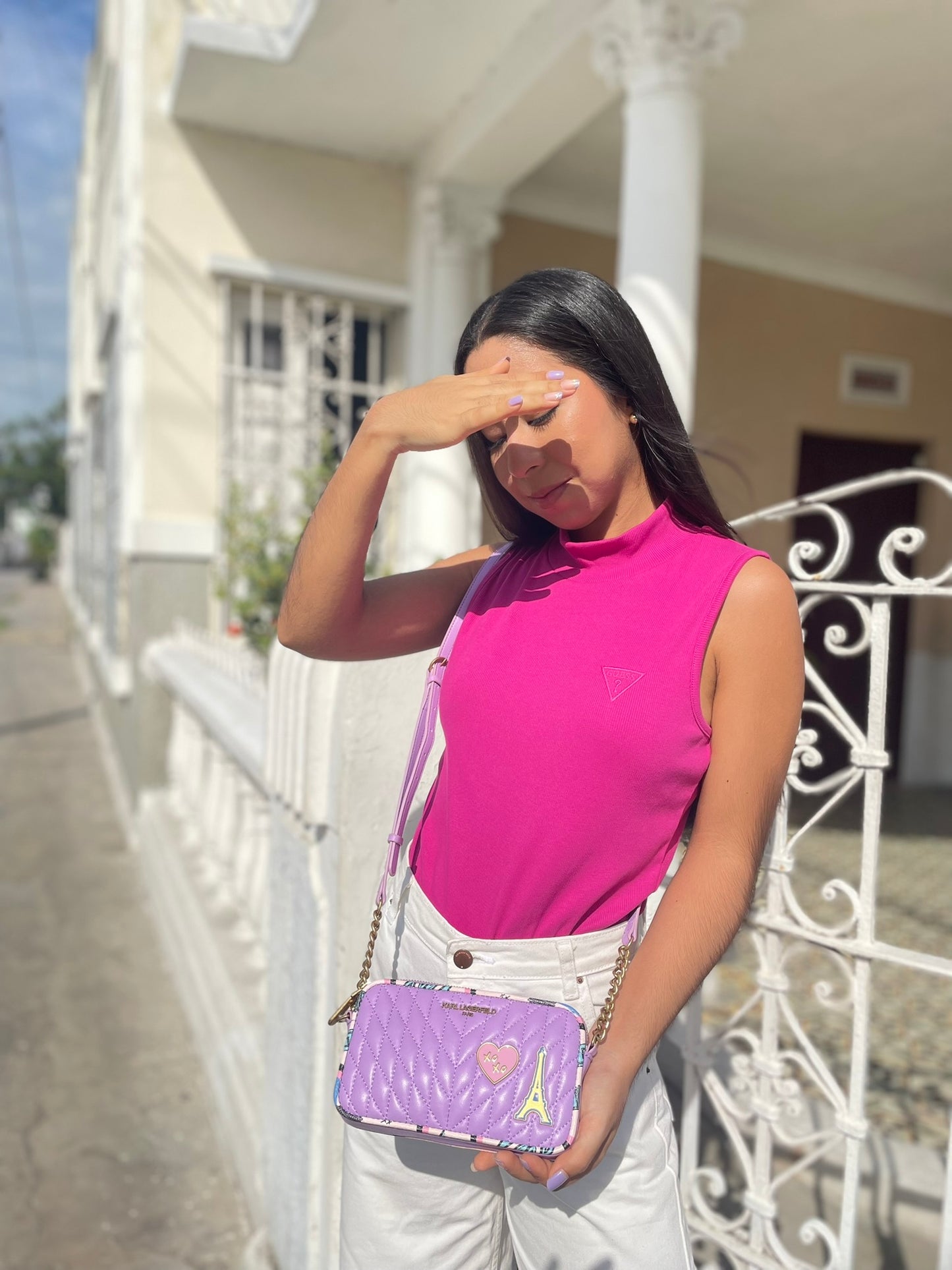 Bolso bandolera Karolina de Karl Lagerfeld Paris