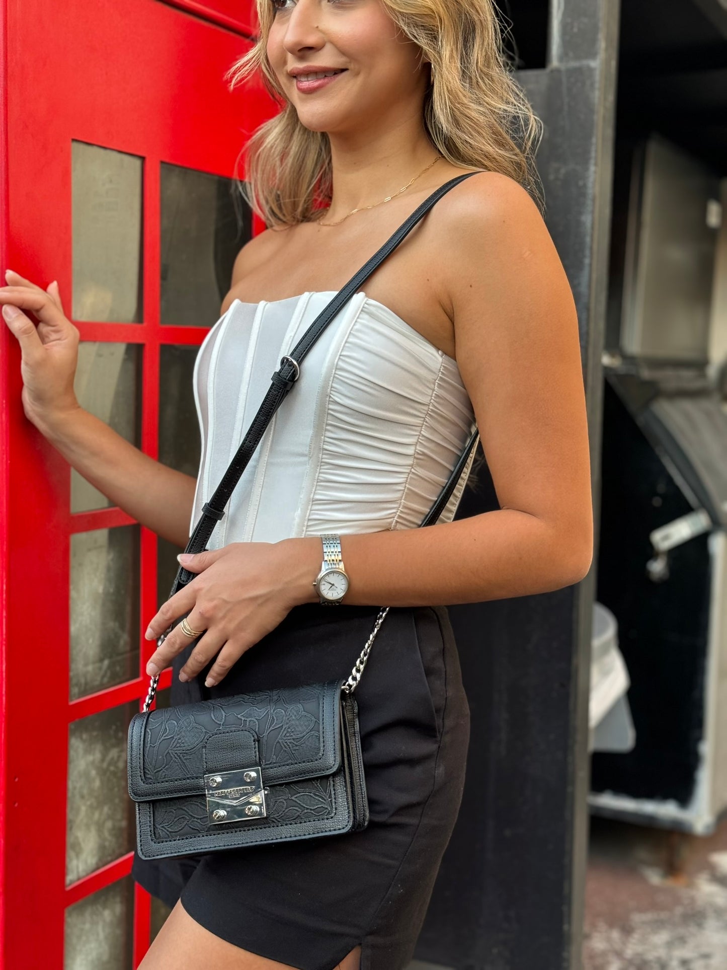 Bolso de hombro Corinne de Karl Lagerfeld Paris