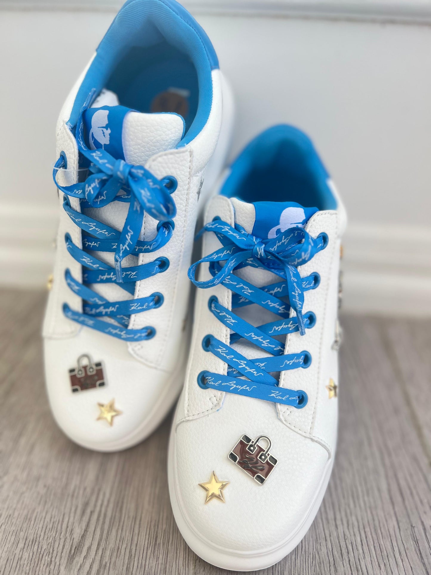 Karl Lagerfeld Paris Justina Lace Up Platform Sneakers
