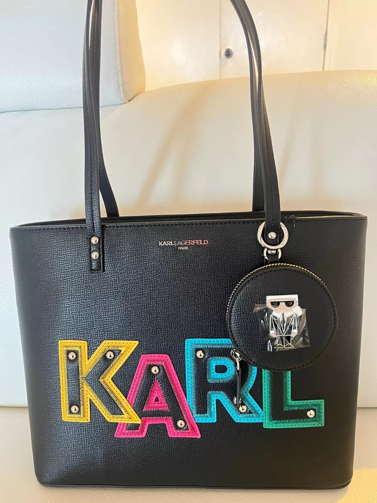 BOLSO DE HOMBRO MAYBELLE NEGRO DE KARL LAGERFELD