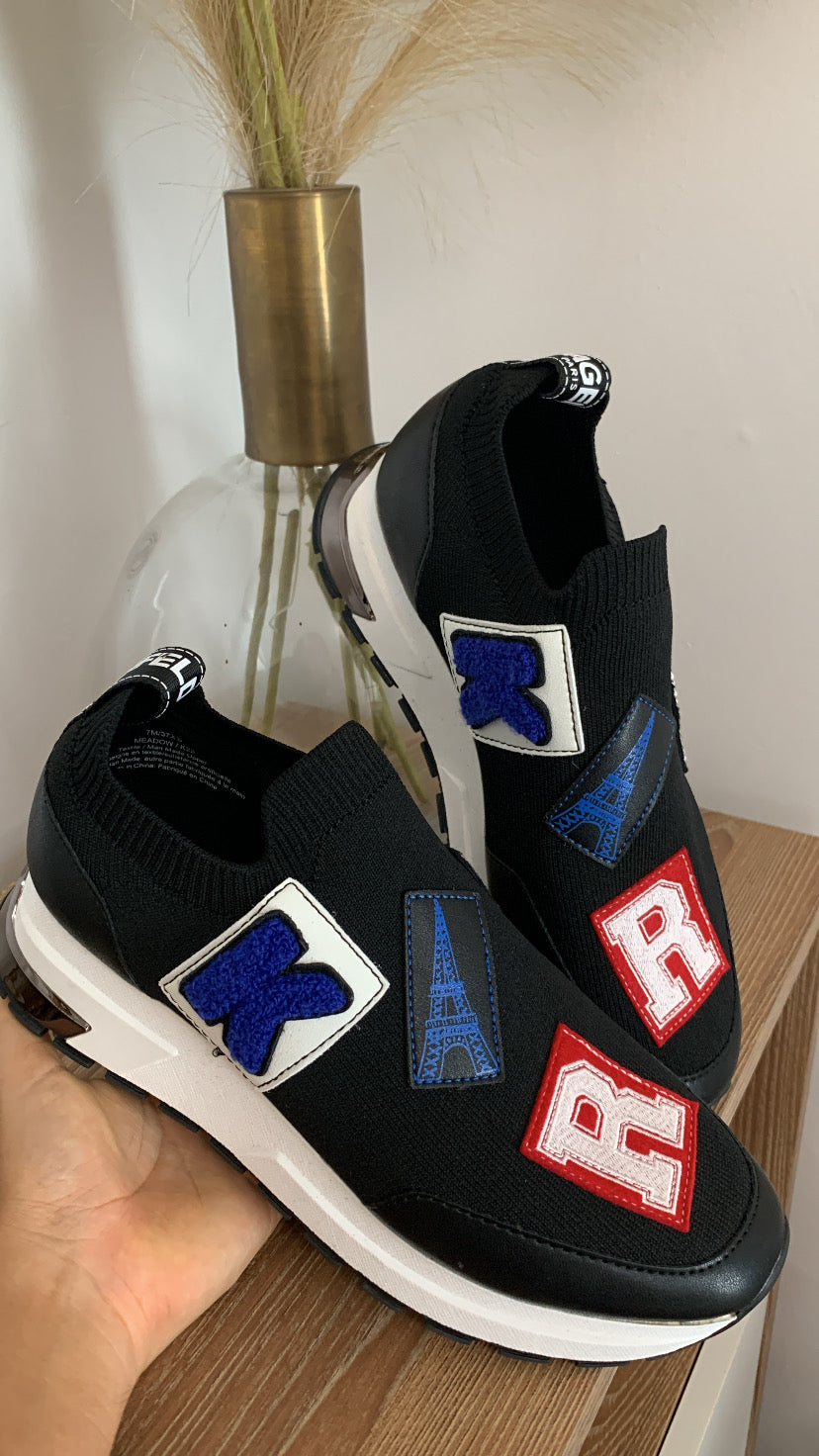 Zapatillas sin cordones Knit Meadow para mujer de Karl Lagerfeld Paris