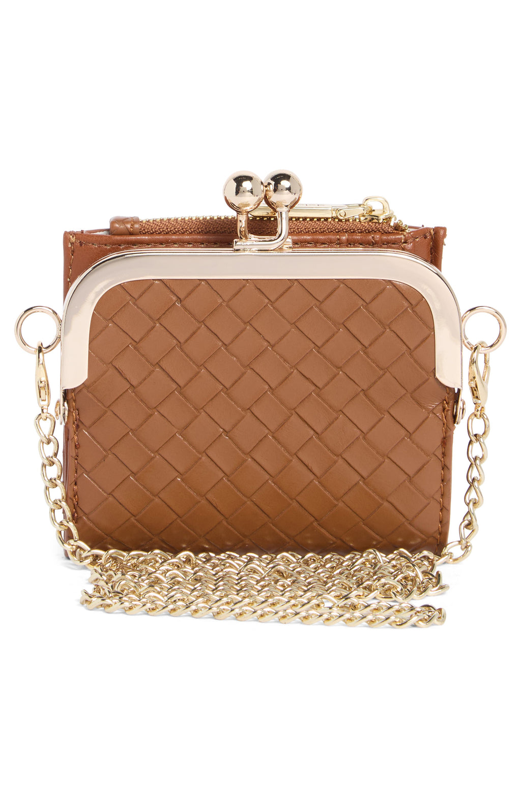Monedero Dolce Vita – Norlia Woven Faux Leather Coin Purse