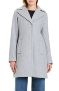 Abrigo Kate Spade – Pearl Button Wool Blend Coat