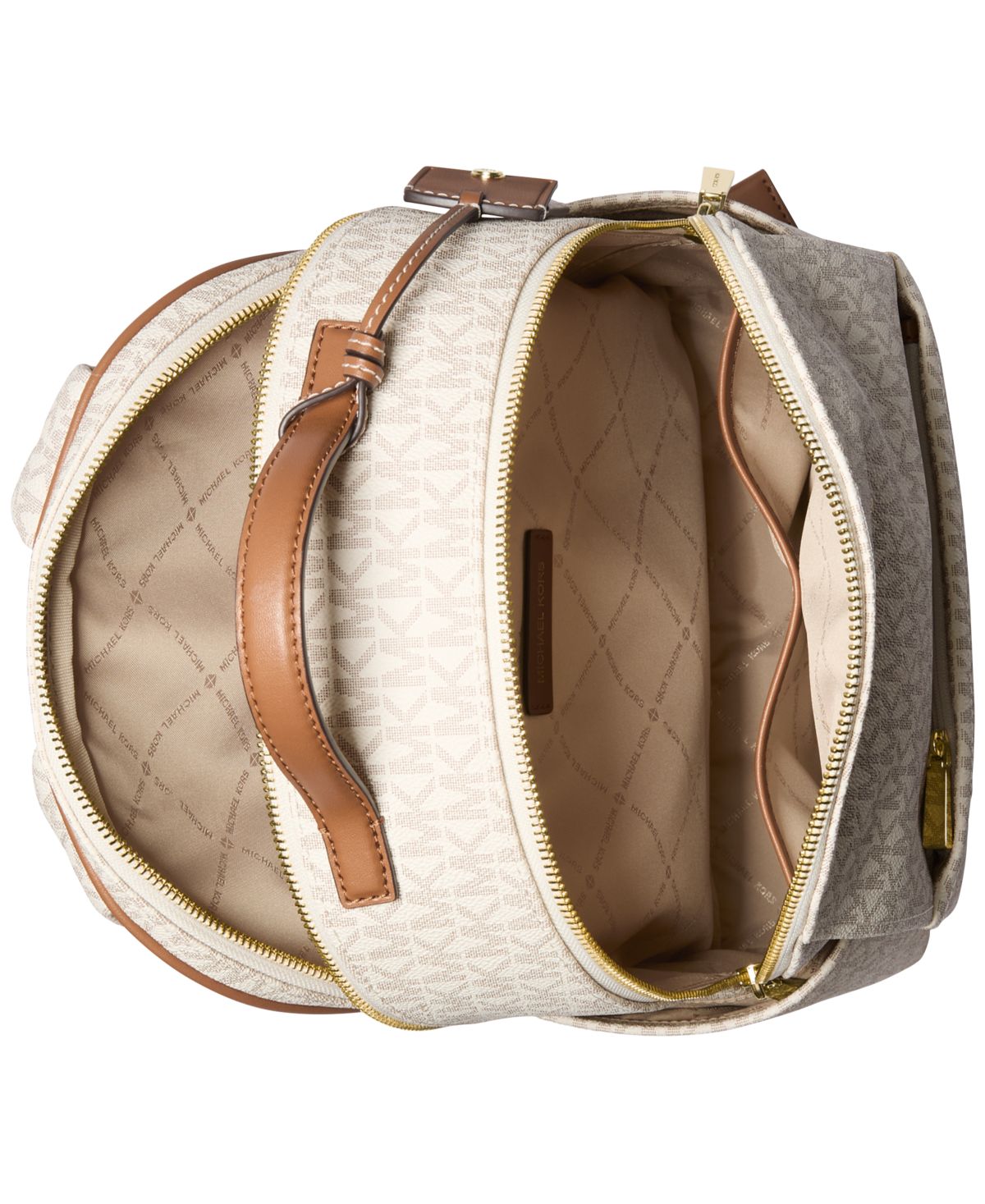 Morral Michael Kors – Sable Medium Signature Logo Backpack