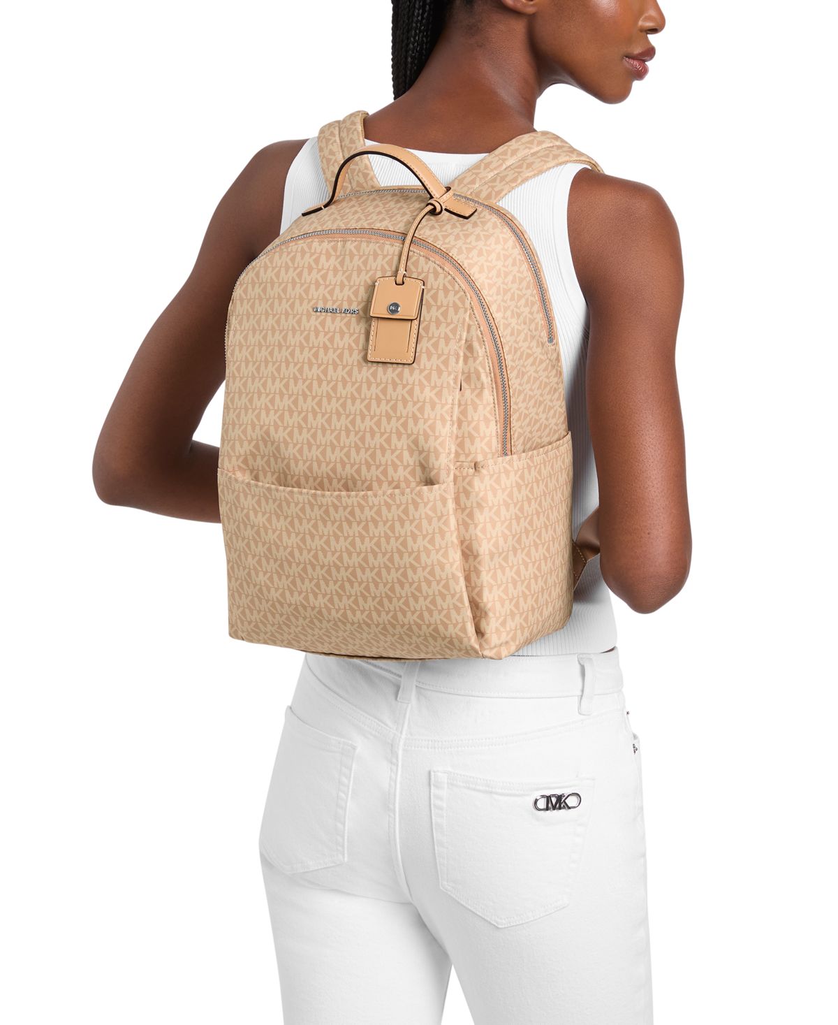 Morral Michael Kors – Sable Large Signature Logo Backpack