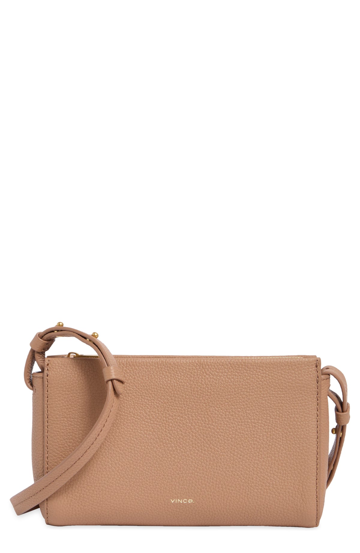 Billetera Vince – Smyrna Pebbled Leather Wallet on a Strap