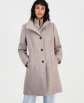 Abrigo Calvin Klein – Knit Bibbed Walker Coat
