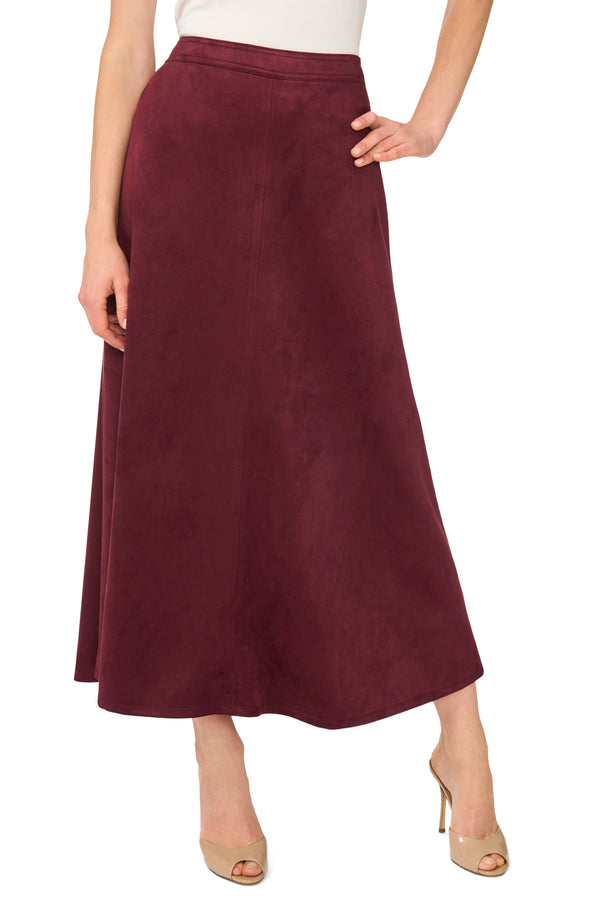 Falda Vince Camuto – Faux Suede A-line Skirt