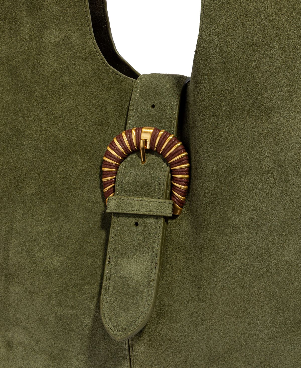 Tote Sam Edelman – Lucy Buckle Suede Medium Tote