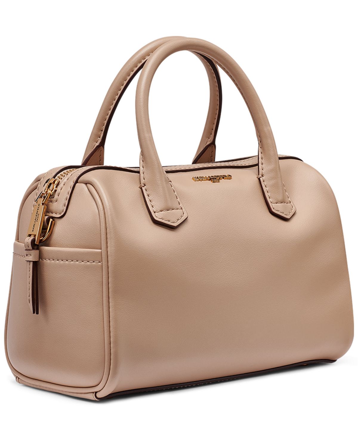 Bolso barril Karl Lagerfeld – Perette Barrel Small Leather Crossbody