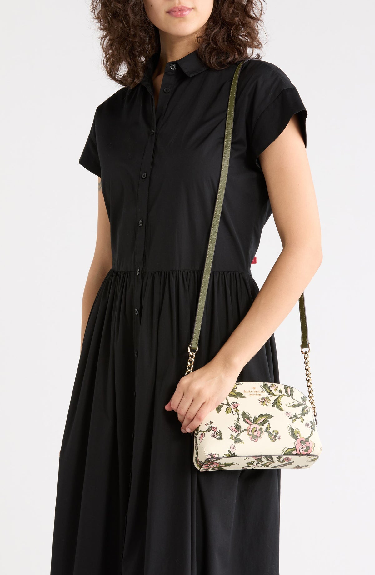 Crossbody Kate Spade – Cameron Forest Blooms Leather Crossbody Bag