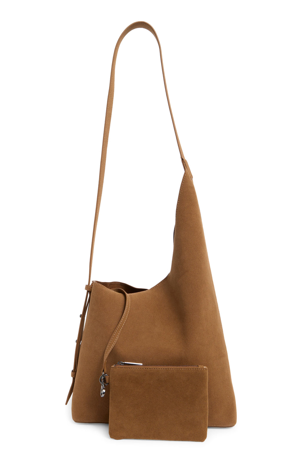 Bolso BCBG – Faux Suede Asymmetric Shoulder Bag