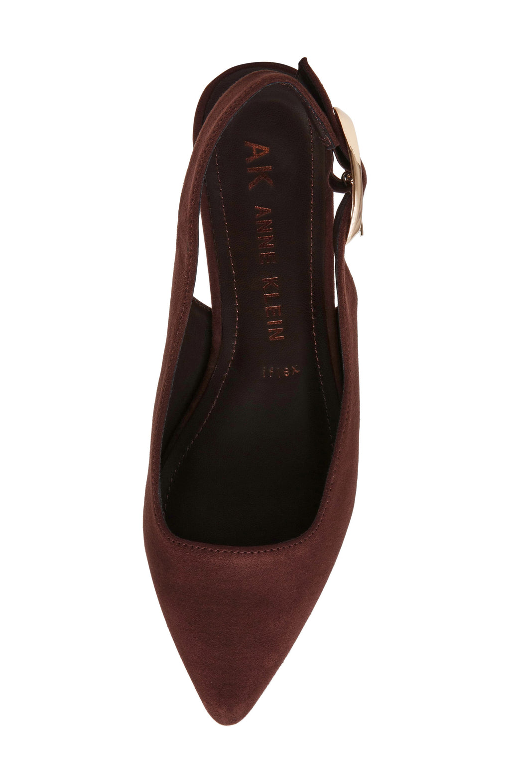 Baletas Anne Klein – Kalil Faux Leather Slingback Pointed Toe Flat