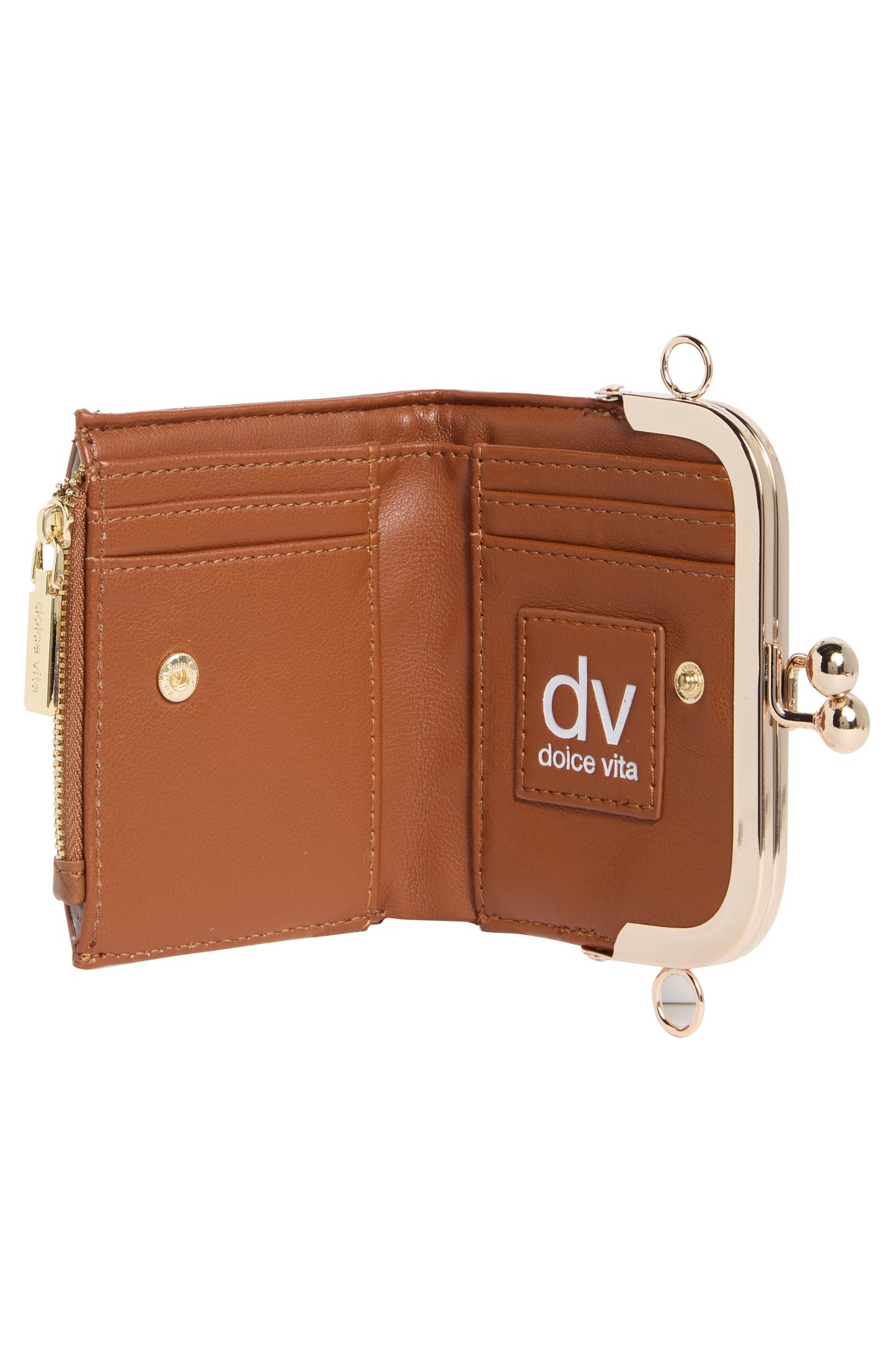 Monedero Dolce Vita – Norlia Woven Faux Leather Coin Purse