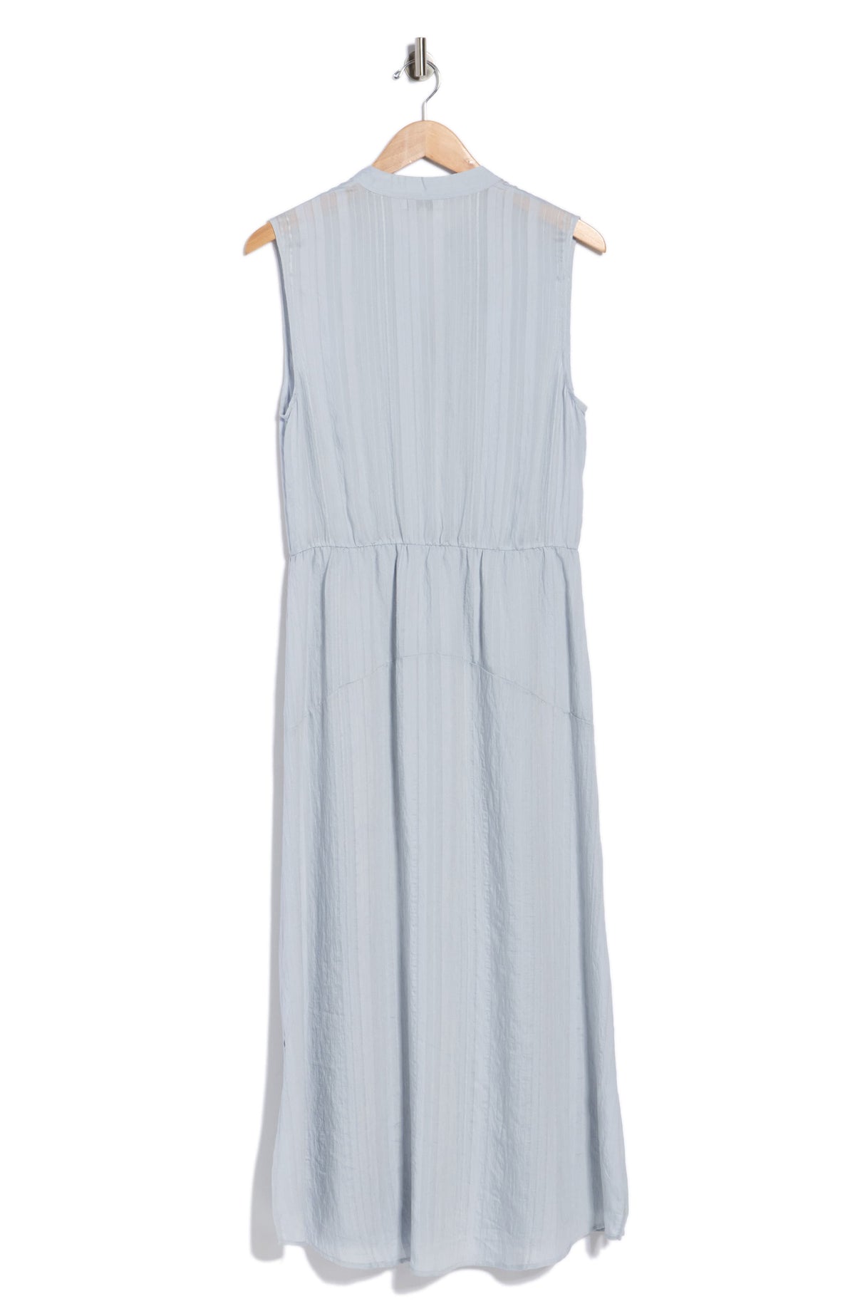 Vestido Vince – Drapey Striped Tiered Dress