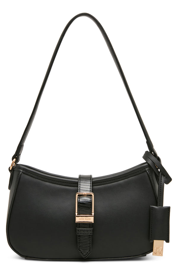 Bolso de hombro Anne Klein – Buckle Faux Leather Shoulder Bag