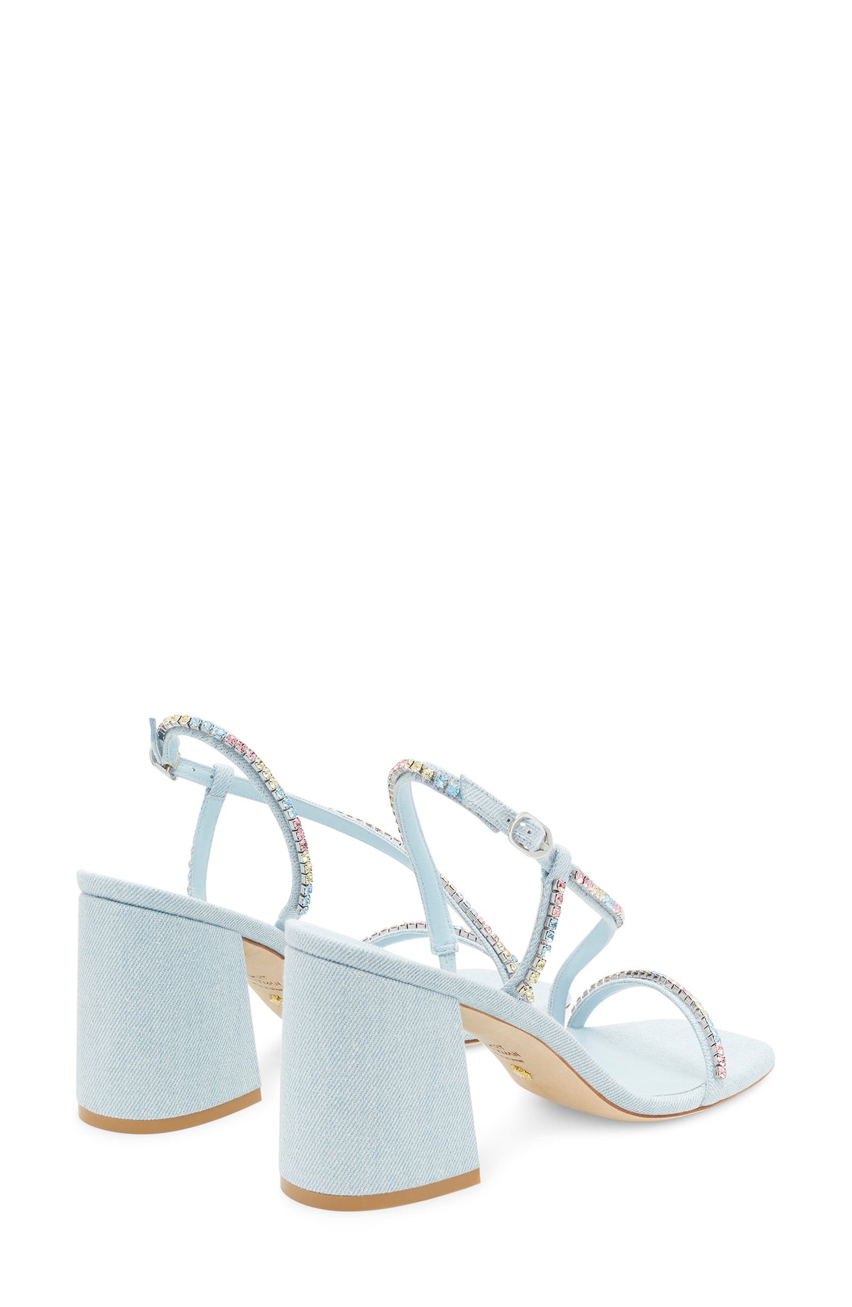 Sandalias Stuart Weitzman – Soiree Crystal 85 Block Sandal