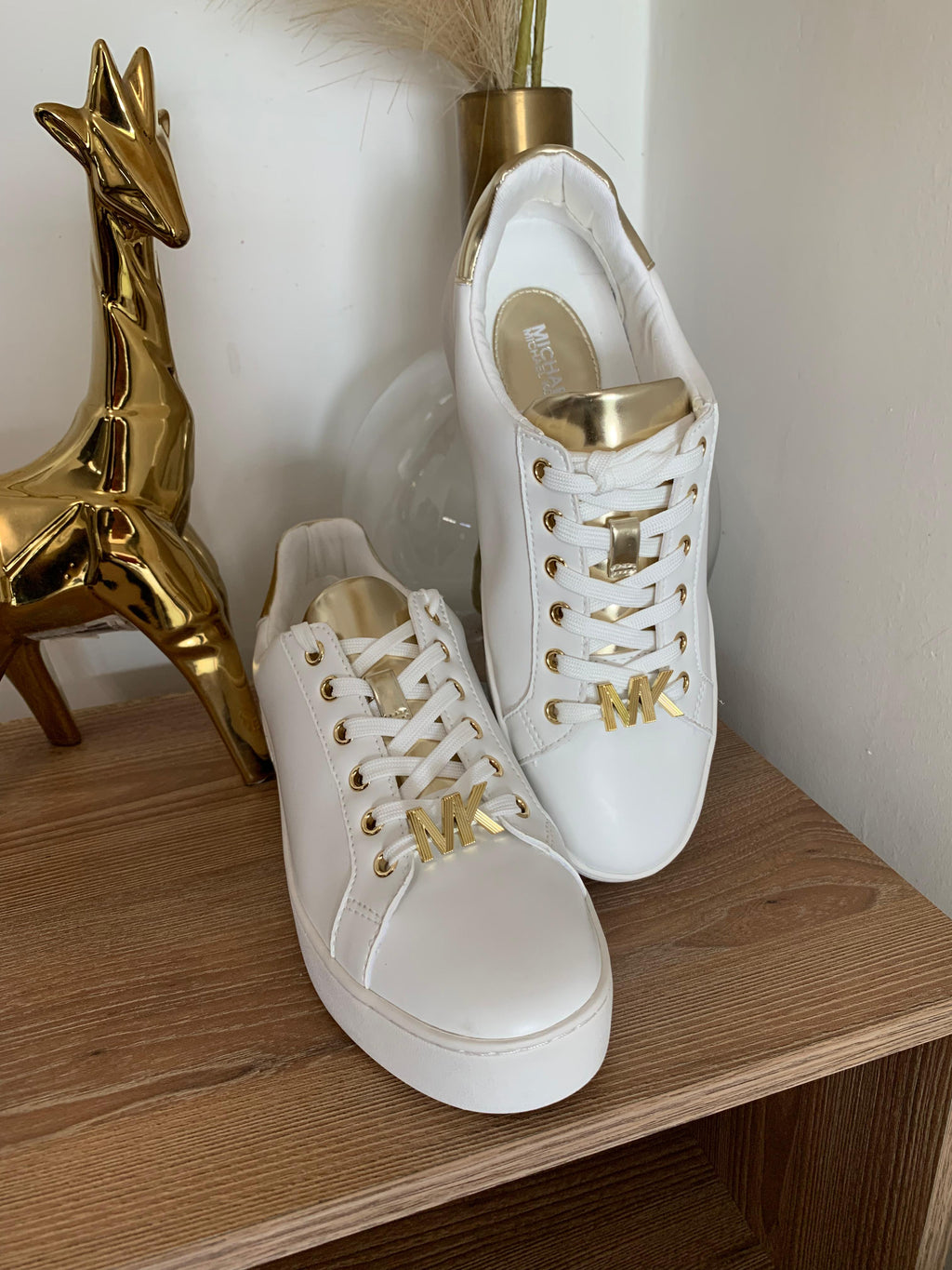 Michael kors poppy con cordones de piel sintética
