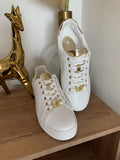 Michael kors poppy con cordones de piel sintética