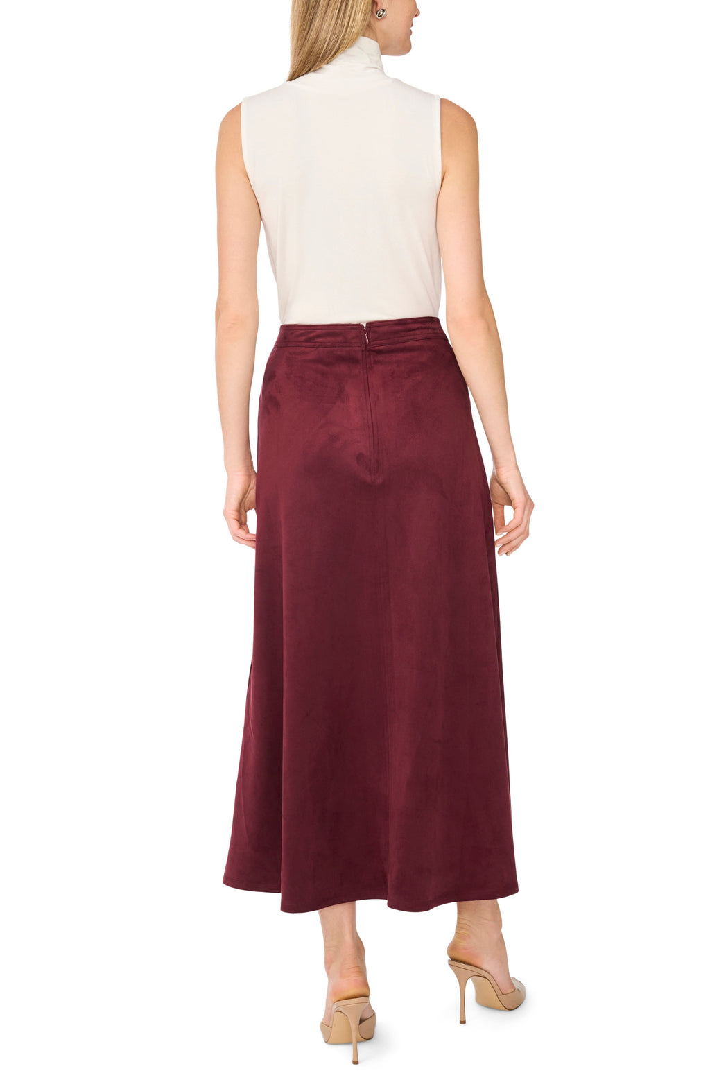 Falda Vince Camuto – Faux Suede A-line Skirt