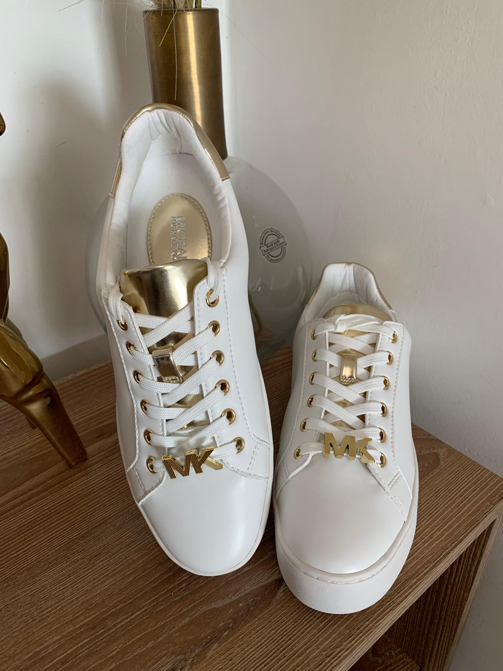 Michael kors poppy con cordones de piel sintética