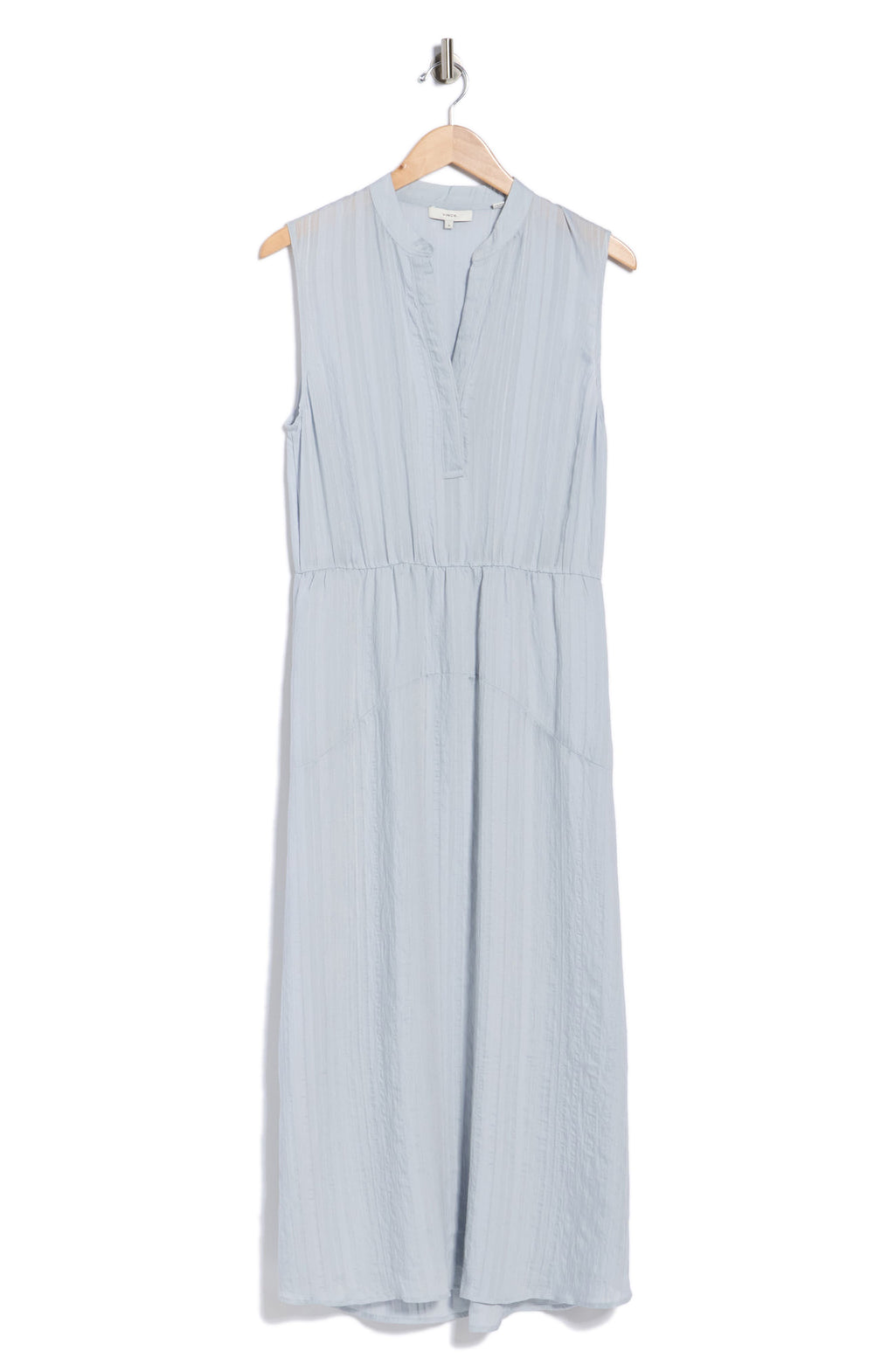 Vestido Vince – Drapey Striped Tiered Dress