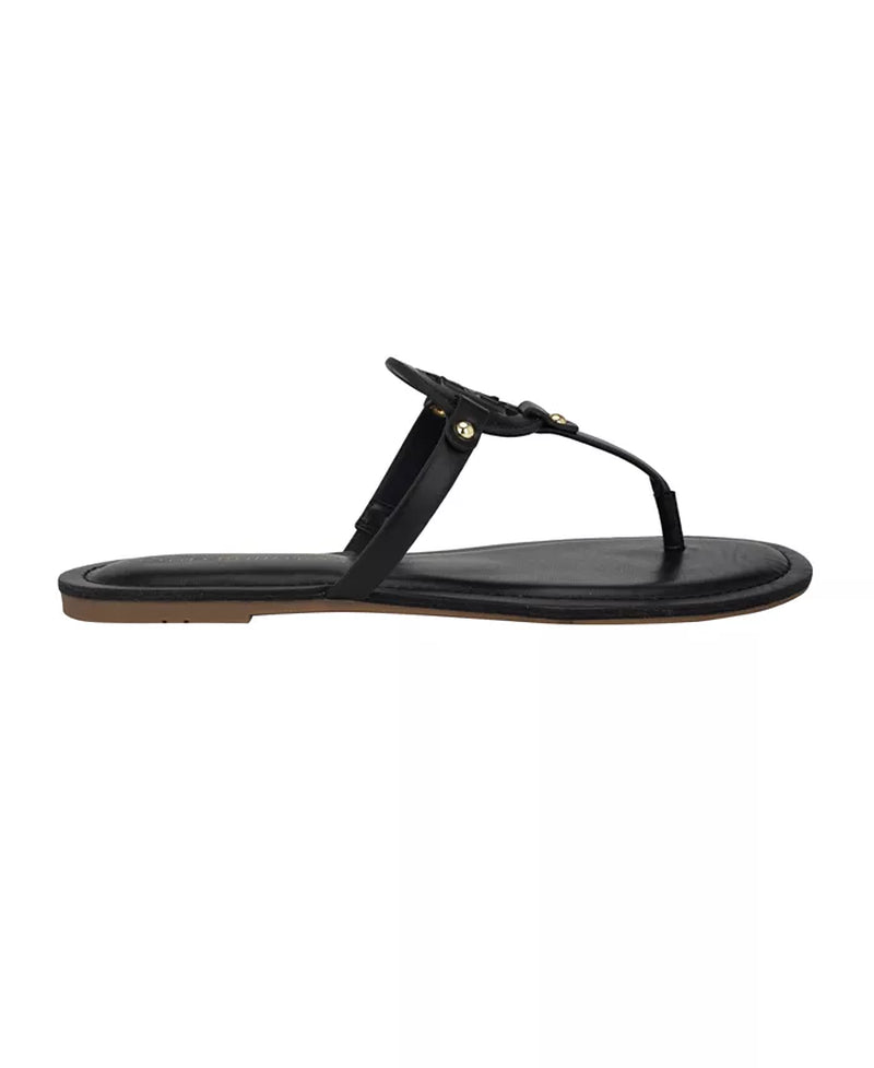 Tommy Hilfiger Women'S Litzy Flat Slip on Logo Sandals