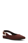 Baletas Anne Klein – Kalil Faux Leather Slingback Pointed Toe Flat