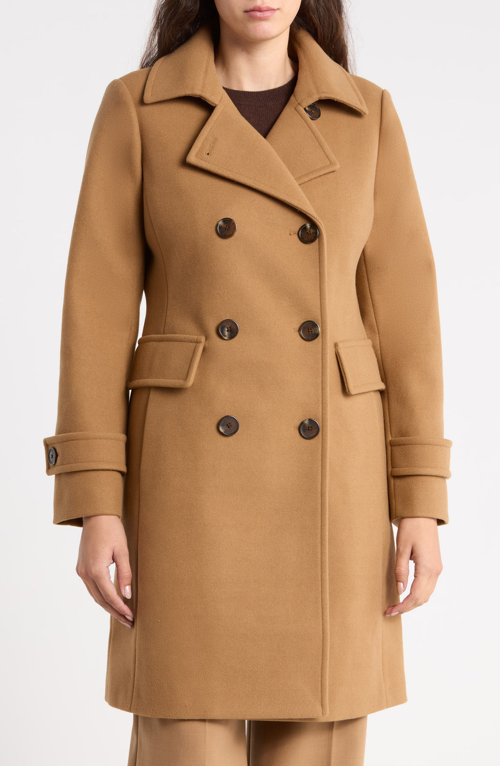Abrigo Michael Kors – Double Breasted A-Line Walker Coat