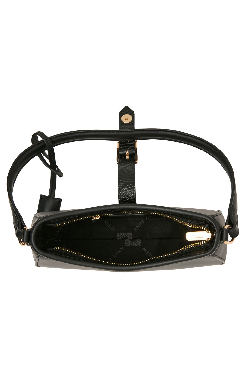 Bolso de hombro Anne Klein – Buckle Faux Leather Shoulder Bag