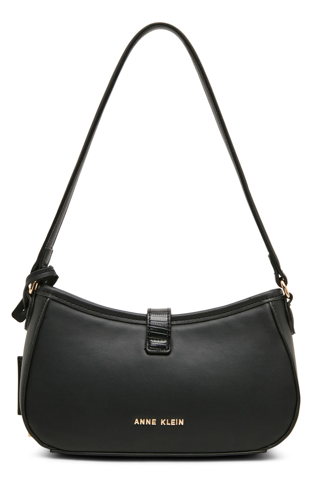 Bolso de hombro Anne Klein – Buckle Faux Leather Shoulder Bag