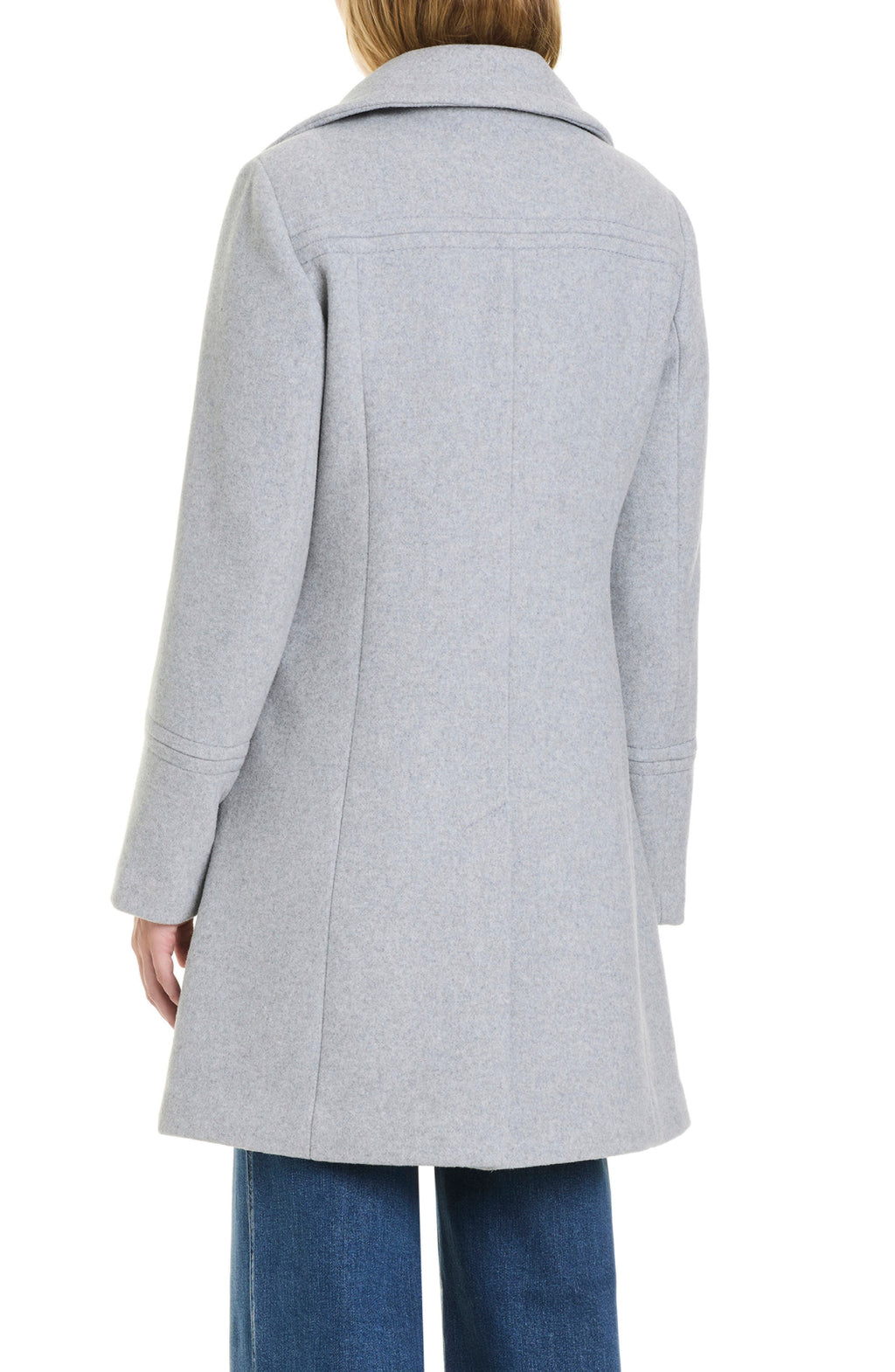 Abrigo Kate Spade – Pearl Button Wool Blend Coat