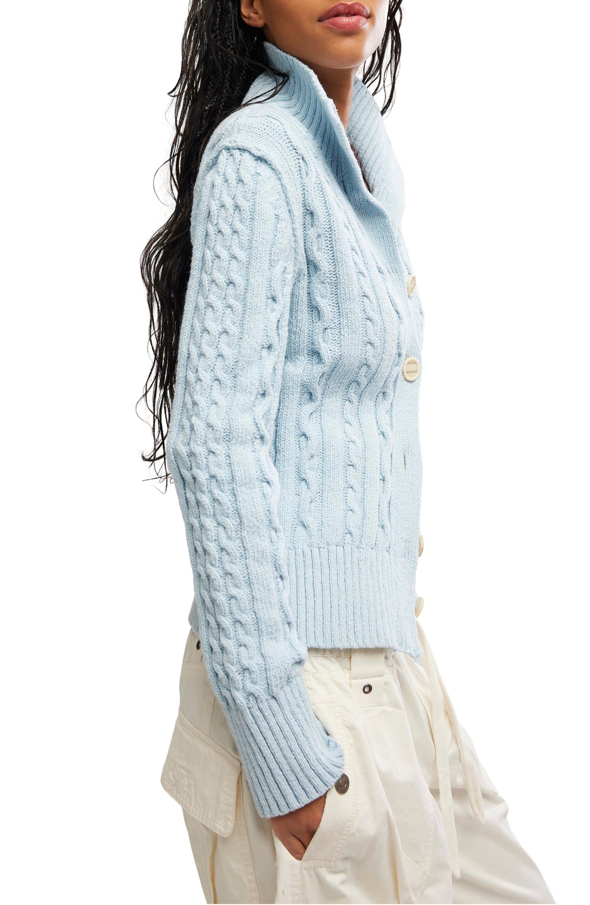 Cárdigan Free People – Cable Stitch Cardigan