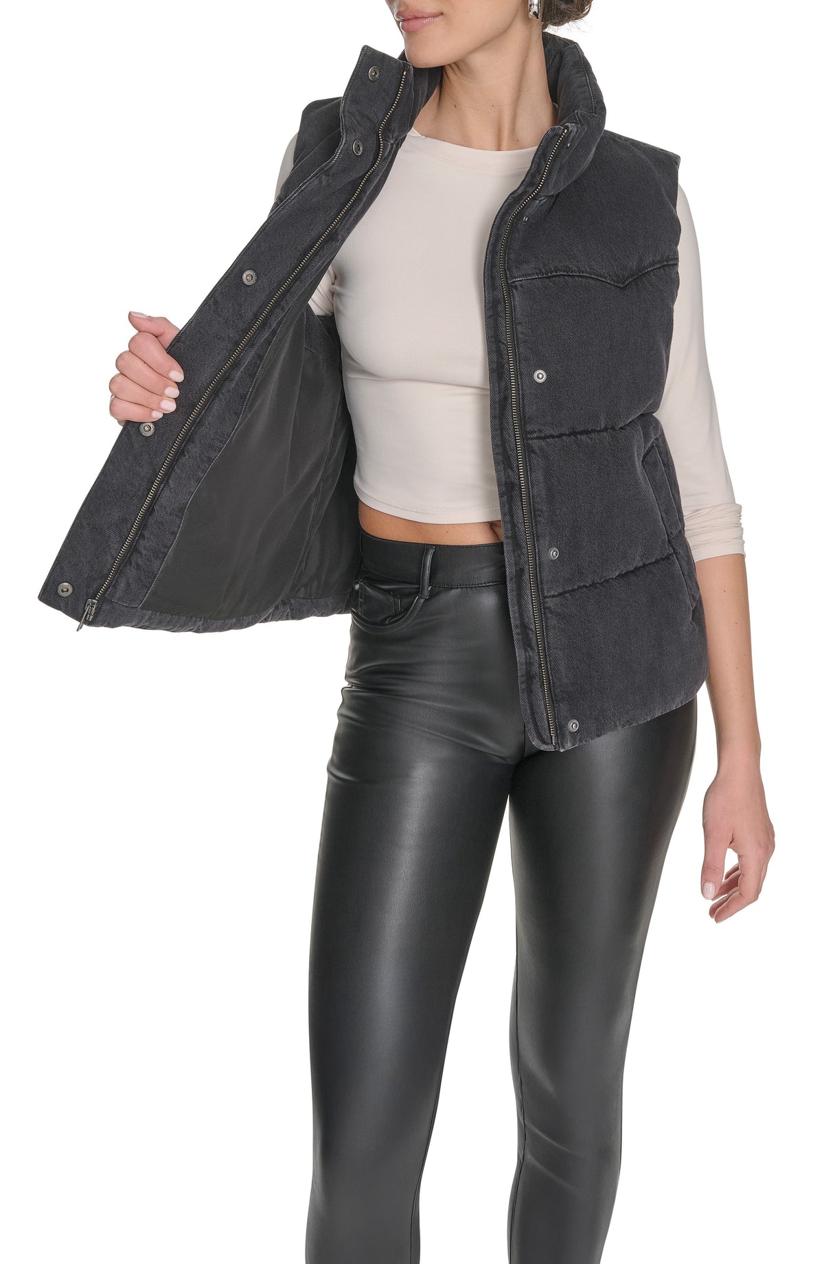 Chaleco Levi's – Western Denim Puffer Vest