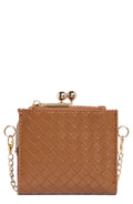 Monedero Dolce Vita – Norlia Woven Faux Leather Coin Purse