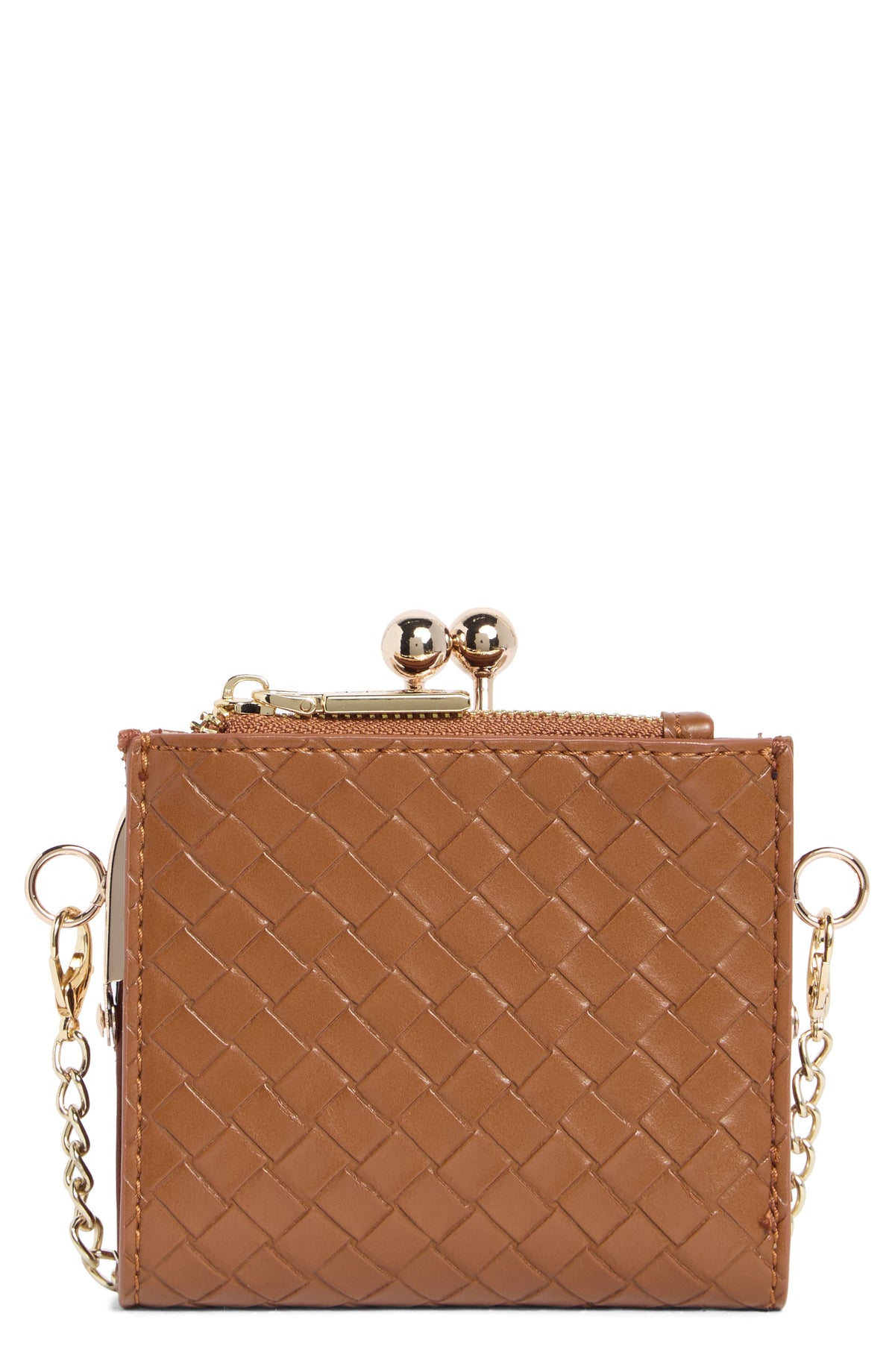Monedero Dolce Vita – Norlia Woven Faux Leather Coin Purse