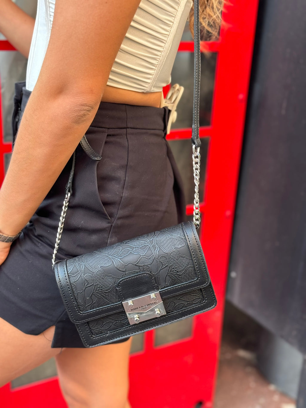 Karl Lagerfeld Paris Corinne Shoulder Bag