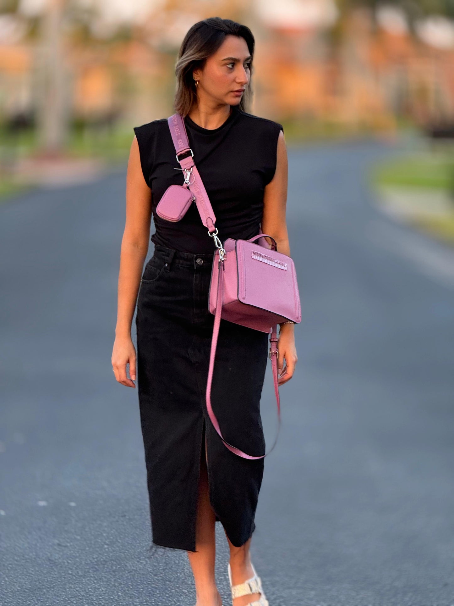 Steve Madden Fondant Pink Bevelyn Crossbody Bag