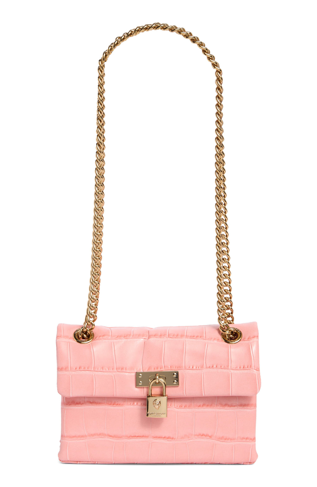 Bolso cruzado Kurt Geiger – Mini Brixton Croc Embossed Leather Crossbody Bag