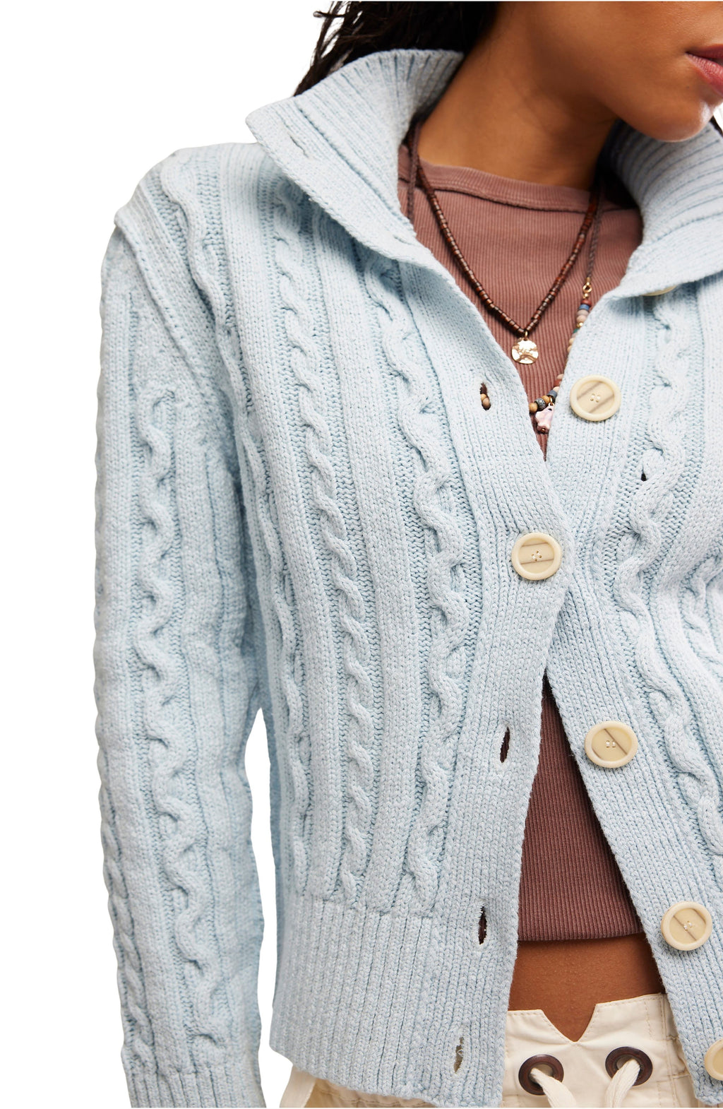 Cárdigan Free People – Cable Stitch Cardigan