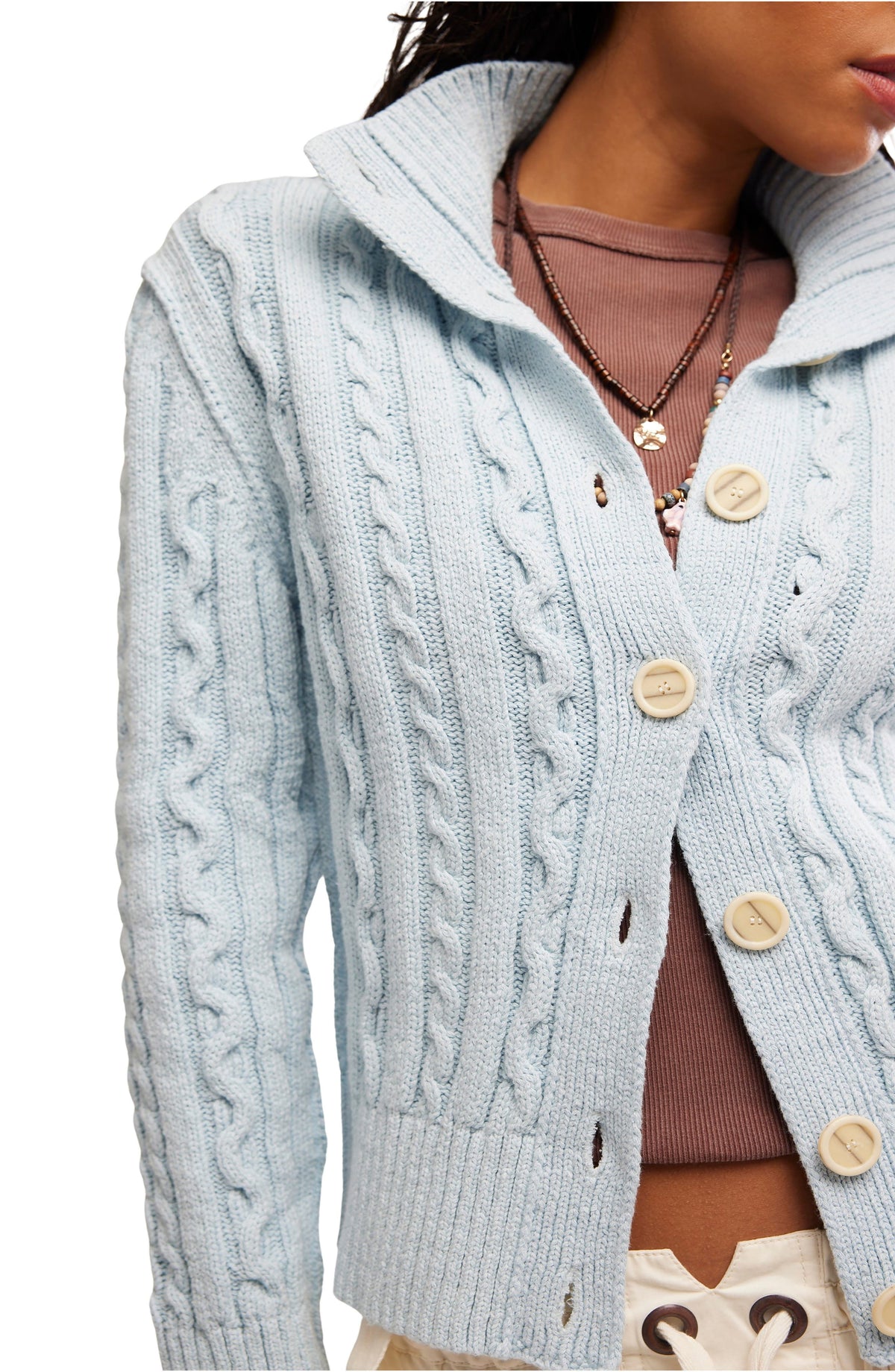 Cárdigan Free People – Cable Stitch Cardigan