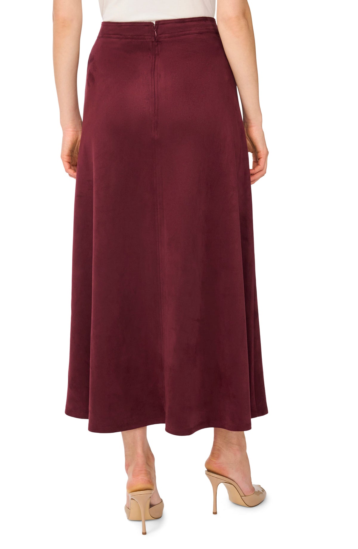 Falda Vince Camuto – Faux Suede A-line Skirt
