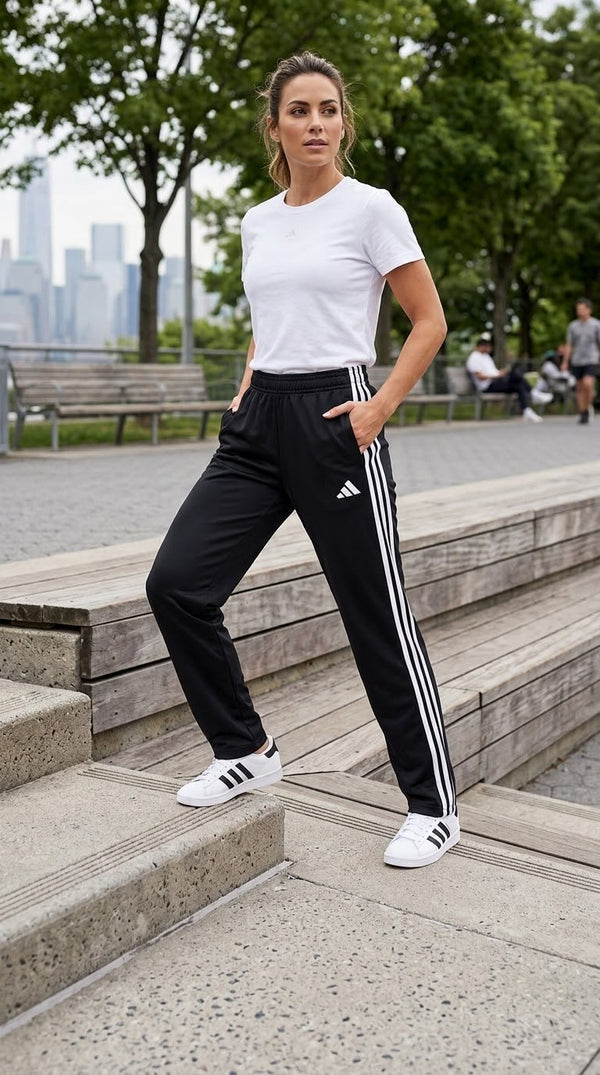 Sudadera adidas – Con líneas blancas