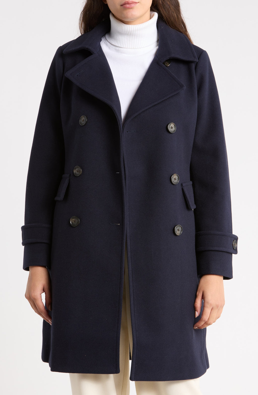 Abrigo Michael Kors – Double Breasted A-Line Walker Coat