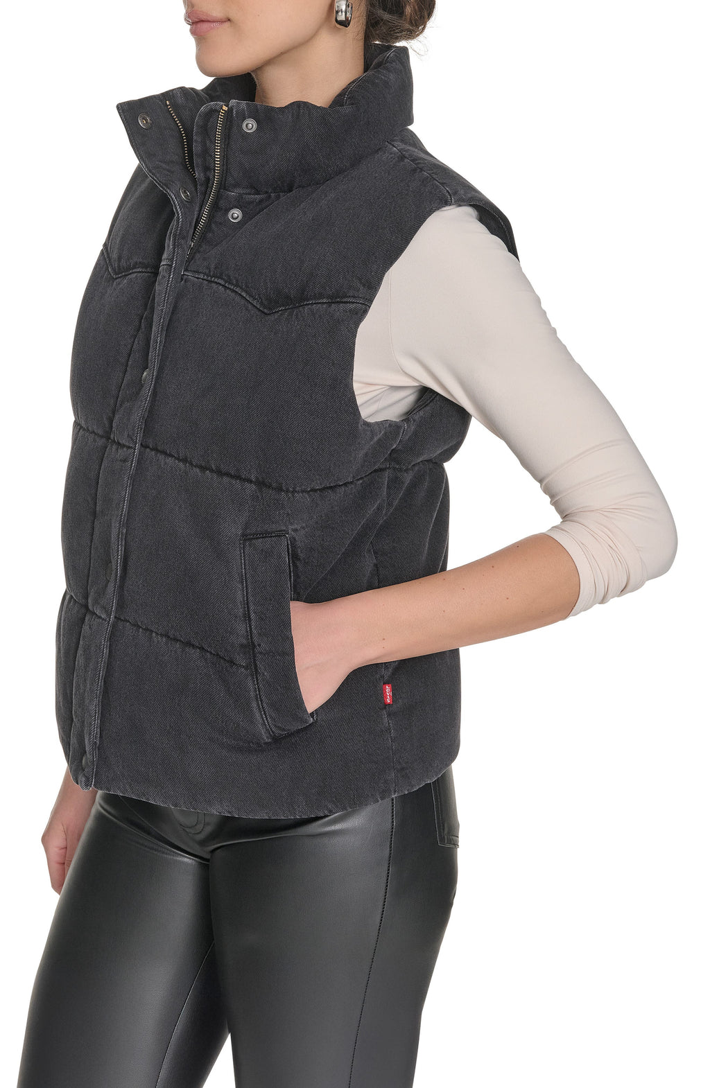 Chaleco Levi's – Western Denim Puffer Vest