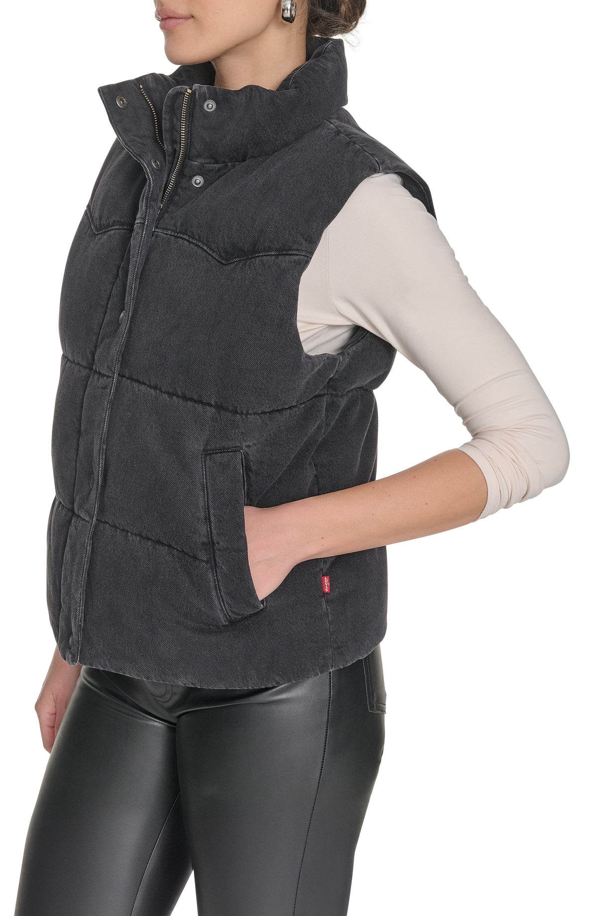 Chaleco Levi's – Western Denim Puffer Vest