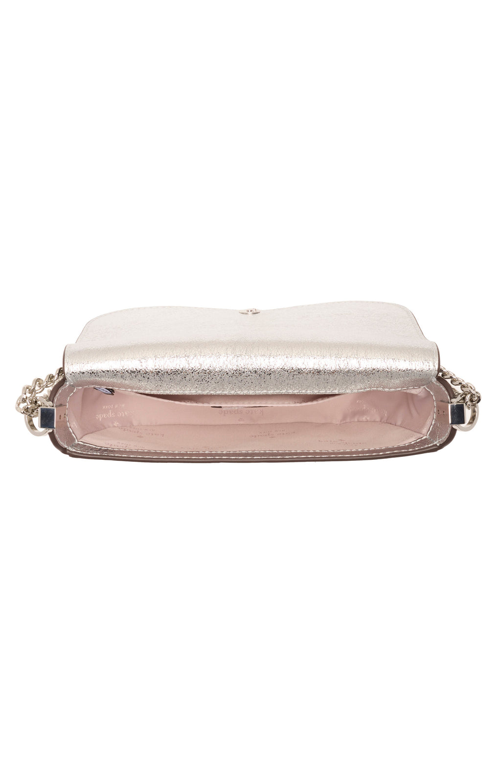 Bolso metalizado Kate Spade – Krista Metallic Chain Flap Crossbody Bag