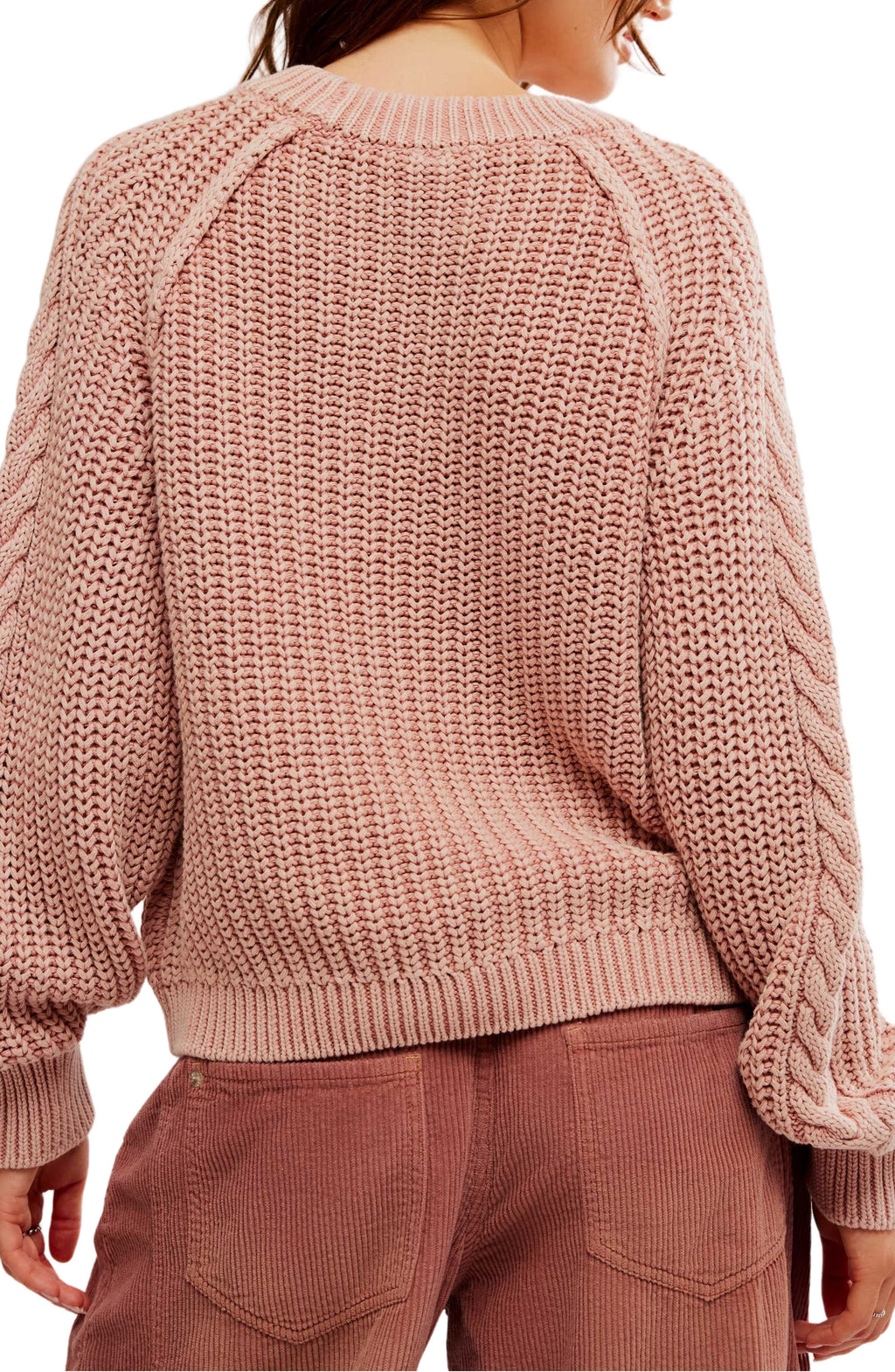 Suéter Free People – Frankie Cable Cotton Sweater